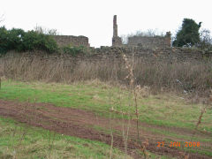 
The ruins of Cleppa Park house, August 2008